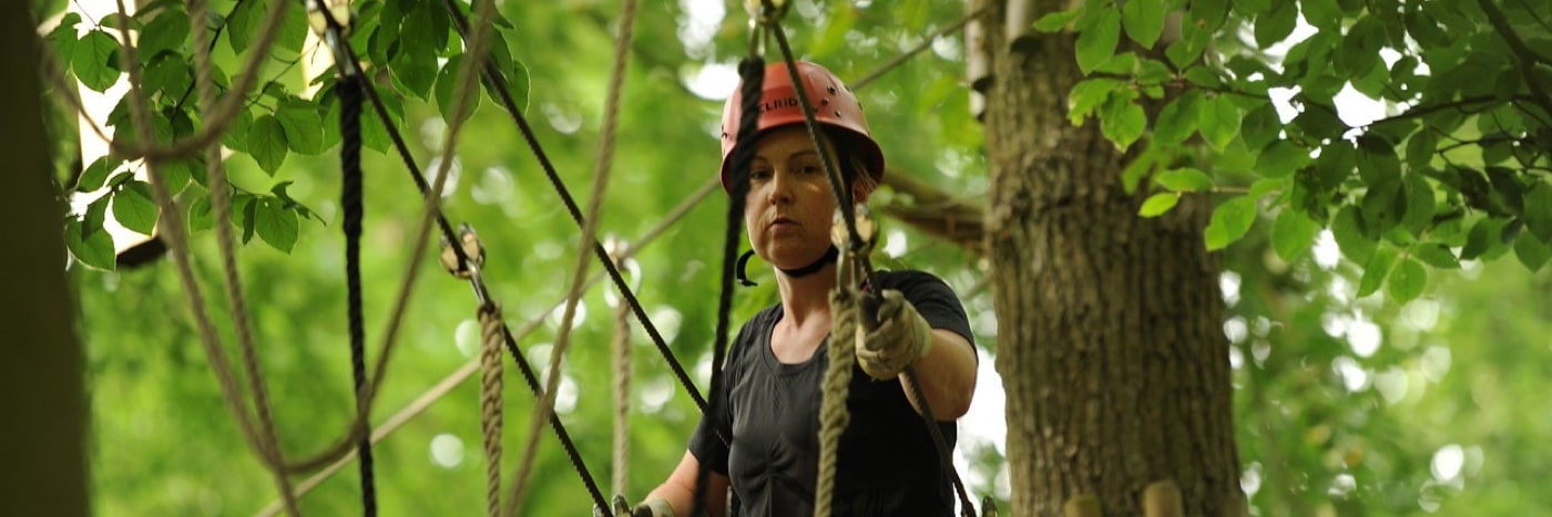 Ne plus avoir peur du vide en accrobranche